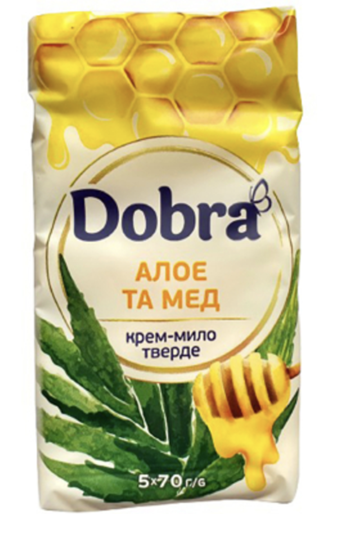 Крем-мило туалетне тверде Алое та мед 350г